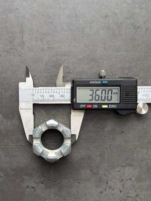 Гайка М24х1,5  корончатая рулевого пальца