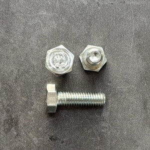 Болт М8х25х1,25 DIN 960 класс прочности 8.8 оцинкованный