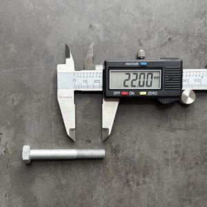 Болт М8х65х1,25 DIN 960 класс прочности 8.8 оцинкованный