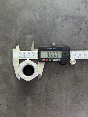 Гайка шестигранная высокая М24х2 ГОСТ 15524-70 кл. пр. 8, в цинке